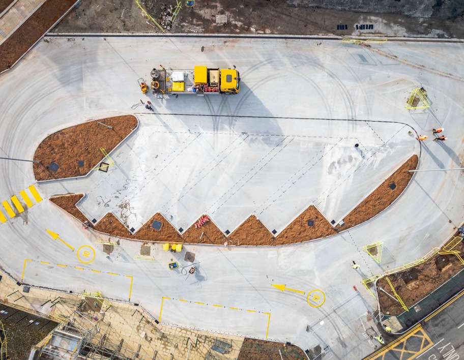 Construction at Halifax bus station