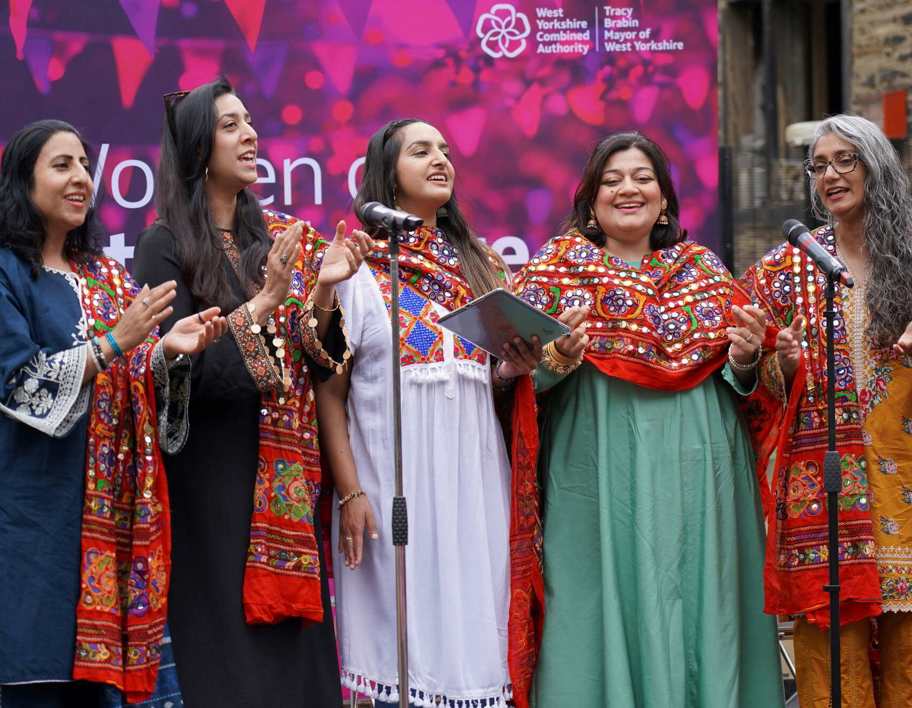 Performers at Women of West Yorkshire festival 2025
