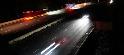 Motorway At Night