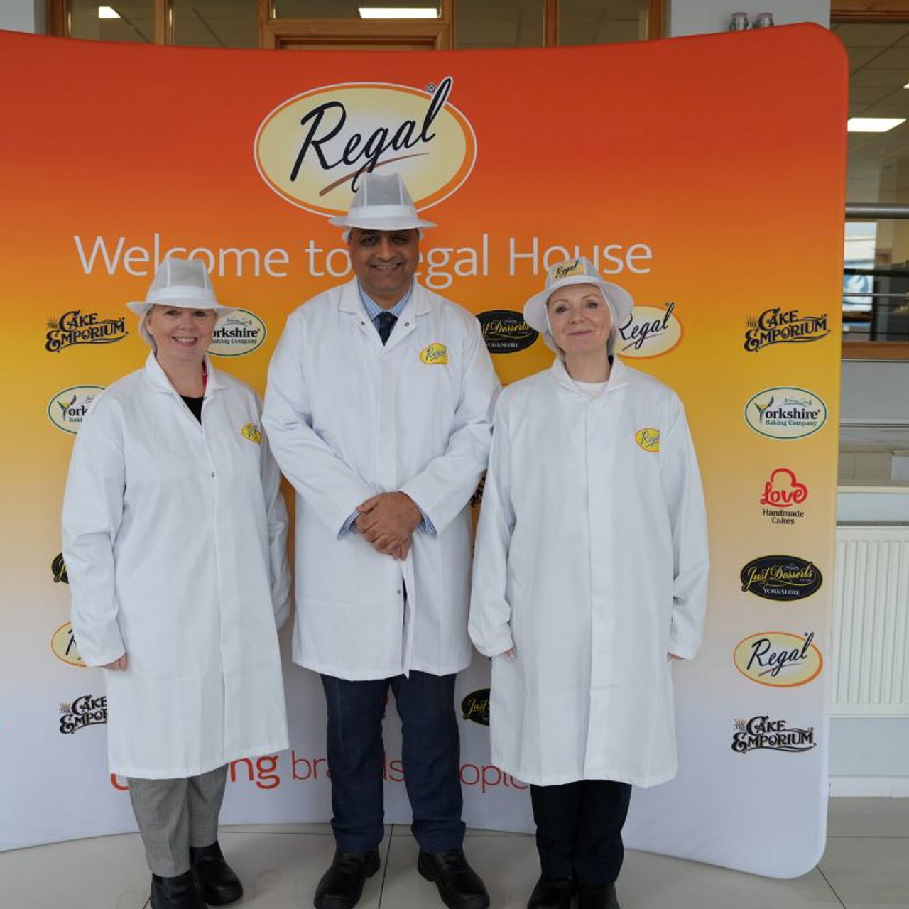 The team from Regal Foods with the Mayor