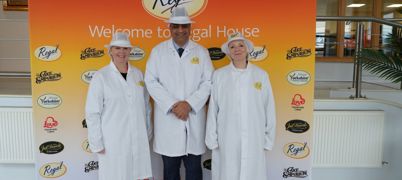 The team from Regal Foods with the Mayor