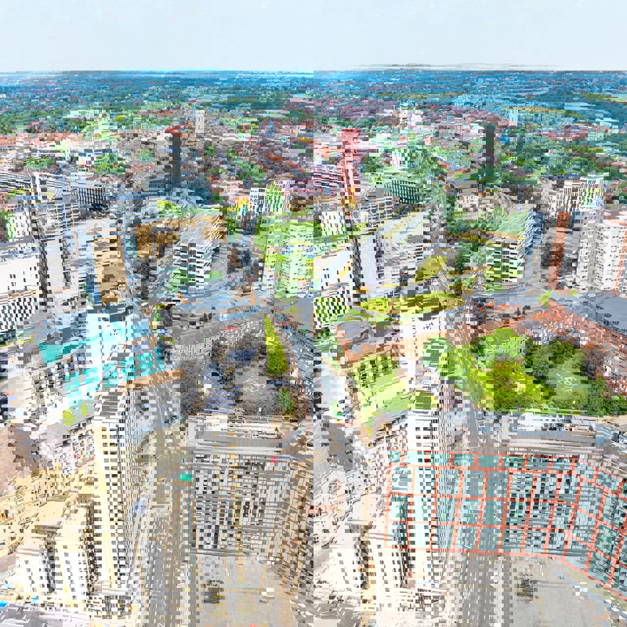 Woodhouse Lane In Leeds Aerial